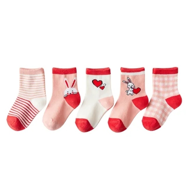 Anti Bacterial Breathable Skin Friendly Babies Fashion Lovely Cute Cotton Ankle Crew Soft Little Sock