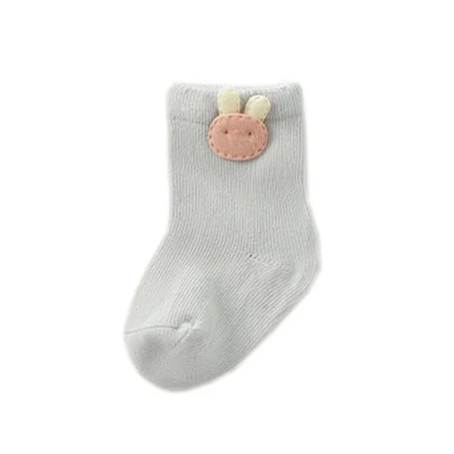 Unisex Wholesale Novelty Custom Children Baby Kids Cotton Cuff Short Socks