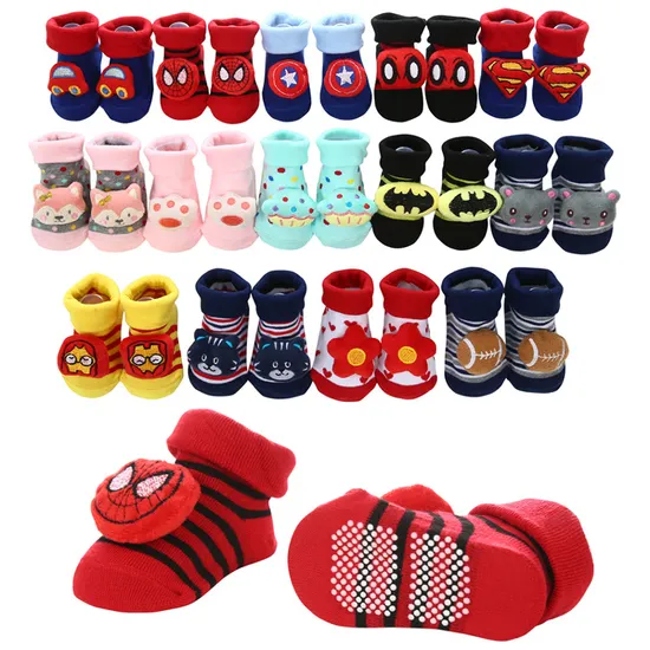 Soft Baby Wrist Rattle Foot Finder Set Cotton Plush Stuffed Infant Toys Birthday Holiday Birth Present Newborn Boy Girl //////// Months Spider Sock