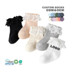 OEM Home Wear Design Logo Factory Price Baby Custom Pattern Wholesale Cotton Crew Kids Socks