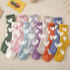 2025 Custom Logo Warm Thermal Fuzzy Terry Socks Winter Fluffy Women Socks