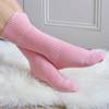 Most Popular Stylish 100% Cashmere Knitted Rib Ladies Winter Crew-Socks Apparel-Accessories