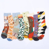 Xianghui Crew Men Custom Jacquard Novelty Fashion Happy Socks for Women