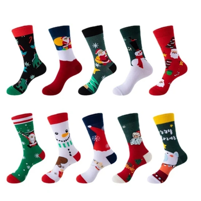 Xianghui Crew Happy Unisex Women Funny Custom Novelty Men Christmas Socks