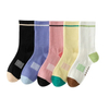 Anti Bacterial Breathable Skin-Friendly Women′s Fashion Cotton Ankle Crew Running Jogging Sports Terry Cushion Sock