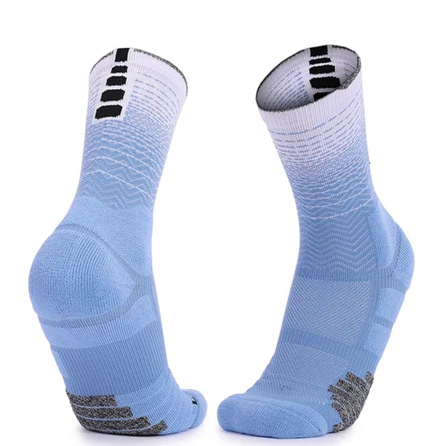 Colorful Customize Comfortable Basketball Running MID Sport Anti Pilling Strong Elastic Crew Sock Socks Women