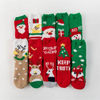 Xianghui Own Design Bulk Warm Christmas Socks Custom Fuzzy Socks