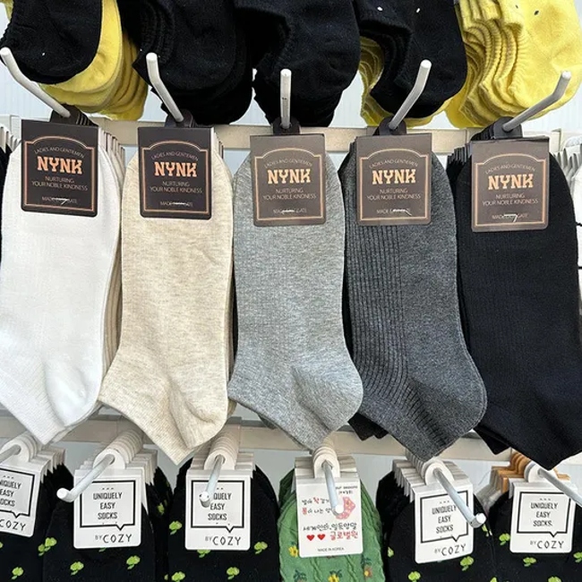 OEM Calcetines De Negocios Business Sweat Men Low Cut Short Ankle Socks with Logo