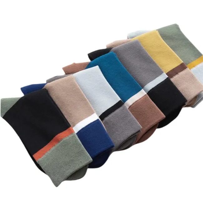 Men′s 100% Cotton Black Business Sock