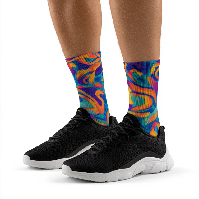 Custom home use Running Socks Sports Socks for Fitness Enthusiasts