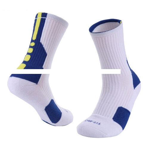 Custom Men s Anti slip Crew Football Socks Grip Sports Rubber Socks Soccer Ball Basketball Socks