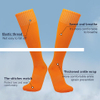 High Tube Custom Sports Socks for Daily Use Solid Color with Logo Grip Factory Direct Wholesale Soccer Training Socks