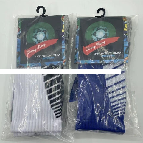Factory Made Sporty Crew Socks Casual Anti Slip Logo High Elastic Breathable Football Socks Free Size for Everyone