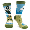 Fashion Style Pure Cotton Custom Letter Jacquard Crew Sports Socks Christmas Stocking For Unisex
