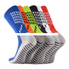 Athlete Sporty Jacquard Technique Bottom Grip Socks Custom Design Spandex Football Socks Cuff for Casual Sports