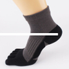 High Quality Custom crew spandex toe separator socks athletic women toe socks five toe finger socks