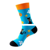 Wholesale winter solid color anti slip men soccer sport socks with exclusive grip logo for men