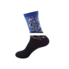  New Style Fashion Top Quality Oil Painting Sport Socks Free Custom Jacquard Design Socks
