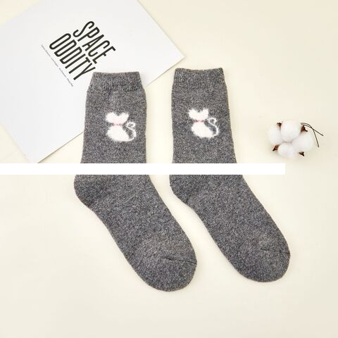 Factory Price High Quality Combed Cotton Add Thick Crew Socks Support Free Custom Logo Socks Sample Low Moq