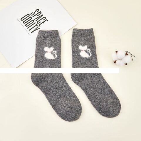 Factory Price High Quality Combed Cotton Add Thick Crew Socks Support Free Custom Logo Socks Sample Low Moq