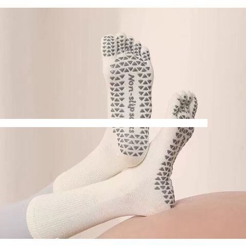 Professional Yoga anti slip women s five finger socks Pilates socks in the tube indoor special fitness floor socks