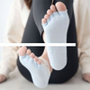 Source factory five finger socks yoga socks Breathable comfortable non slip custom grip logo Pilates women s socks