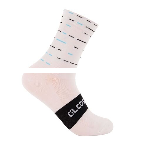 Custom Unisex Crew Embroidery And Jacquard Logo Design Recyclable Fabric Cycling Sports Socks For Women