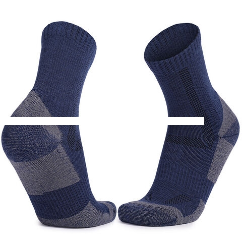 Hot Sell Autumn And Winter Towel Bottom Crew Snow Wool Socks Men Ski Socks Sports Socks For Wholesale