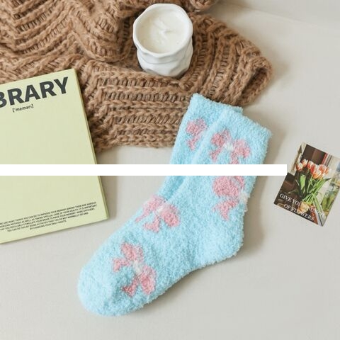Hot Women s Fluffy Socks High Quality Floor Socks Sleep Socks Support Custom Logo Socks