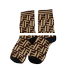 Wholesale socks women s crew socks new style ladies cotton a letter pattern design brand name