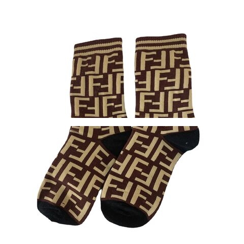 Wholesale socks women s crew socks new style ladies cotton a letter pattern design brand name