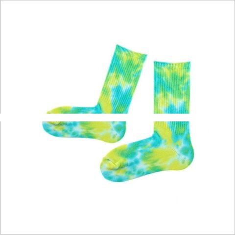 New Design Color Tie Dye Men s And Women s Sports Socks Cotton Socks Factory Wholesale Custom Socks