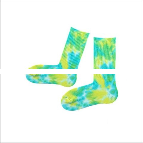 New Design Color Tie Dye Men s And Women s Sports Socks Cotton Socks Factory Wholesale Custom Socks