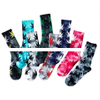 Fashion Skateboard Men s And Women s Socks Tie Dye Maple Leaf Non slip Pure Cotton Socks Custom Sports Socks