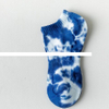 Korean Color Sports Socks Tie Dye Men s Short Socks Shallow Mouth Low Top Non slip Custom Socks
