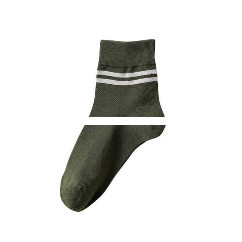 Men s autumn and winter socks odorproof parallel bars non pilling cotton socks