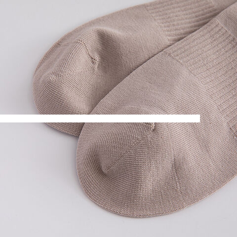 Men s mid length socks with mesh anti pilling and breathable solid color sweat wicking socks