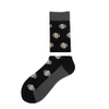 Men s New Cotton Fashionable and Personalized Mid length Contrast Color Cotton Socks