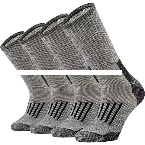 Custom Logo Winter Wool Yarn Socks Men Women Cashmere Warm Long Crew Merino Sox Unisex Outdoor Hiking Design Wholesale