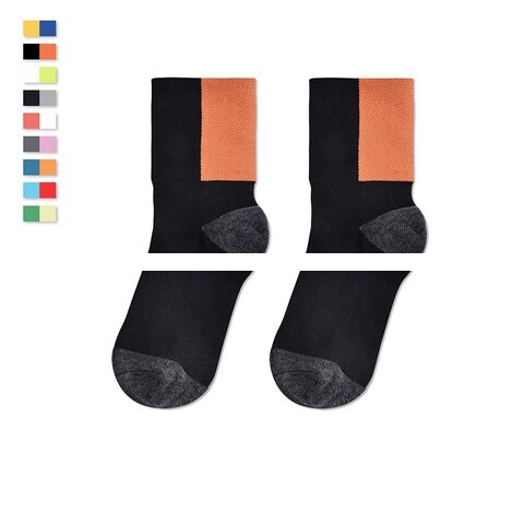 Novelty Quality Simplicity Style Quick Dry Custom Nylon Embroidery Logo Unisex Cycling Sports Socks