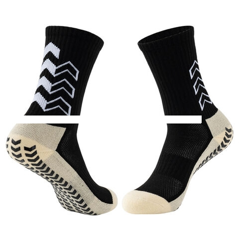 Custom gym performance socks with packaging design your logo absorb sweat football sport grip socks