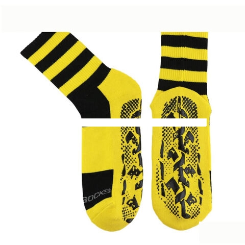 Wholesale price Custom High quality Anti Slip Mid Calf Running Long Cycling Grip Sport Socks