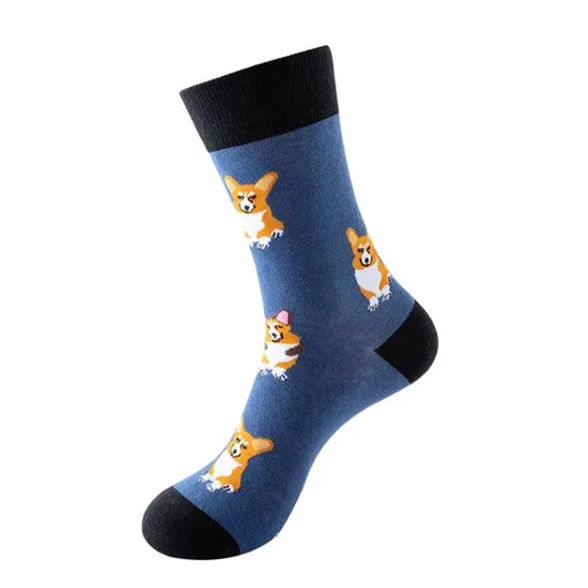 Low MOQ Factory Price Custom Cotton Mens Business Socks