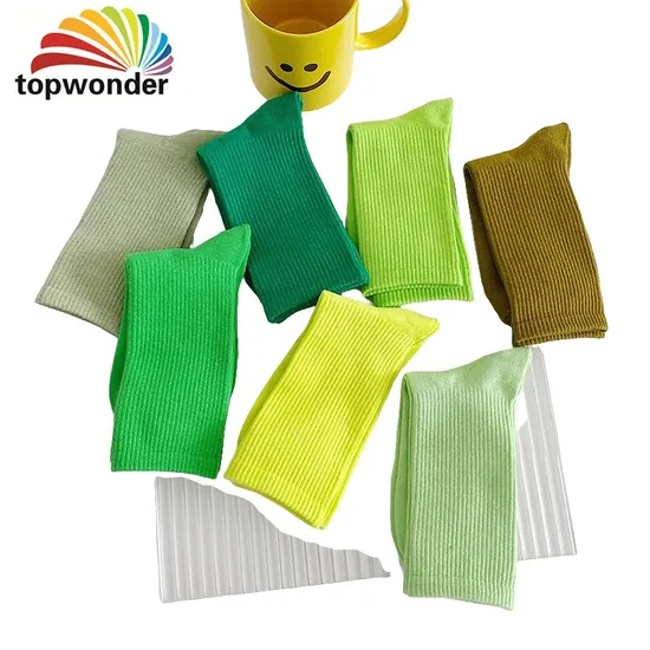 Customize All Colors of Stripe Sock Candy Color Sock Crew Sock Sports Sock in Many Colors, Sizes and Material