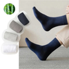 Eco-Friendly Bamboo Fiber Crew Socks for Men - Spring & Summer