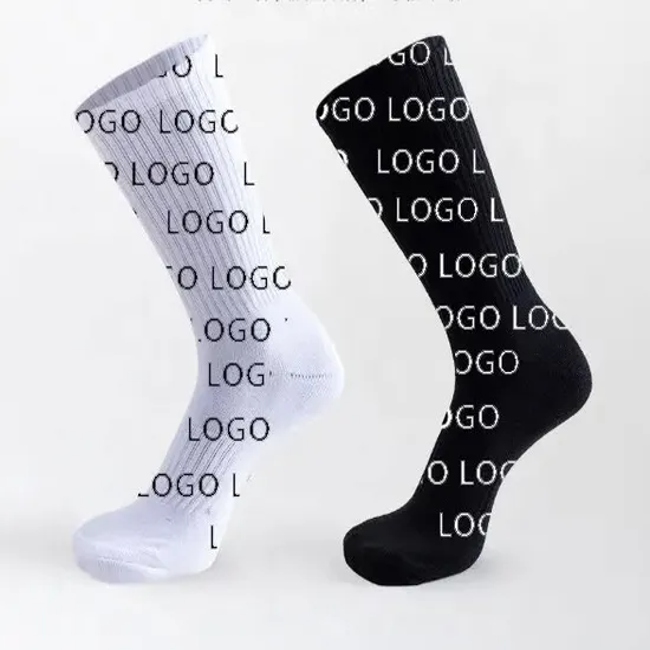 Men Tube Socks Solid Color Cozy Cotton Men Business Socks