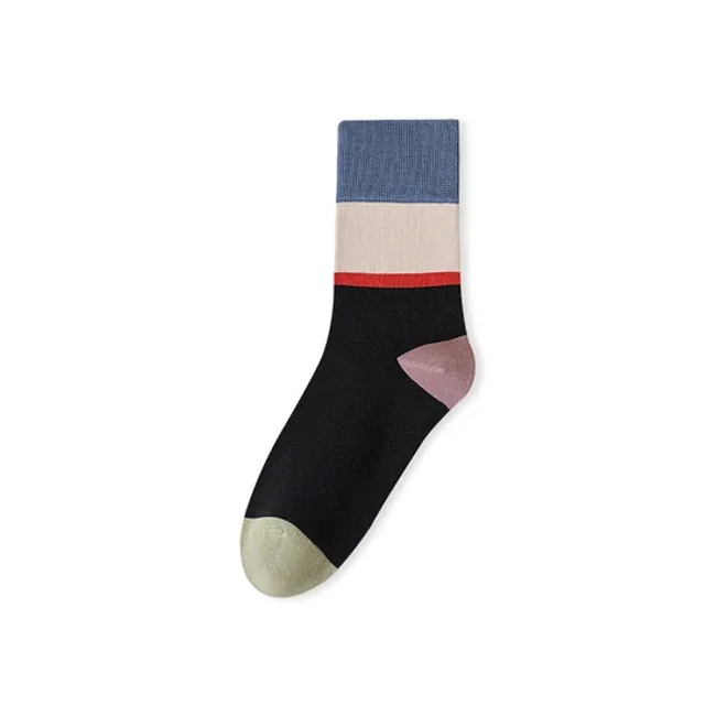 Men′s and Women′s Tide Socks MID-Calf Socks Breathable Cotton Socks Cotton Socks Anti-Oduor Antibacterial Casual Women′s Socks
