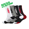 Wholesale Outdoor Breathable Athletic Crew Socks Custom Design Pattern Sports Socks
