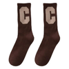 Big C Letter Medium Cotton Socks Winter Pile Socks Spring and Autumn Thin Korean Long Socks Women Socks