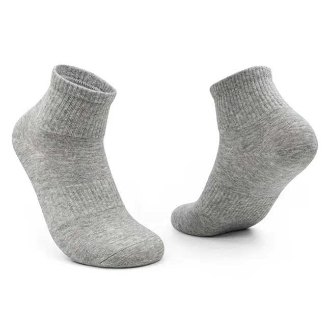 Men′s Anti-Oduor Absorbent Women′s Breathable Short Socks Winter Antibacterial MID-Calf Socks Non-Slip Invisible Boat Socks